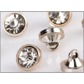 UV Plating Resin Button with Rhinestone BA60086